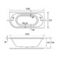 Eastbrook Biscay Beauforte Double Ended Bath - No TH - White - Image 5