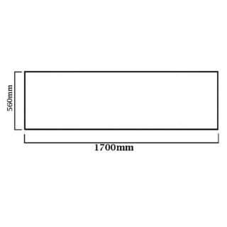 Eastbrook Beauforte Reinforced Bath Front Panel Long - White - Image 6