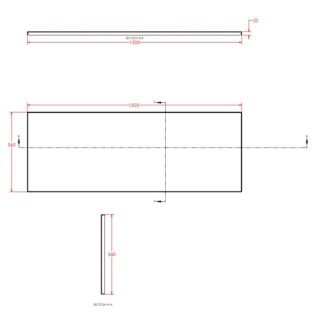 Eastbrook Beauforte Reinforced Bath Front Panel Long - White - Image 2