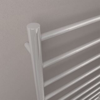 Eastbrook Emsbury Dry Element Straight Electric Towel Rail - Polished Stainless Steel - Image 6