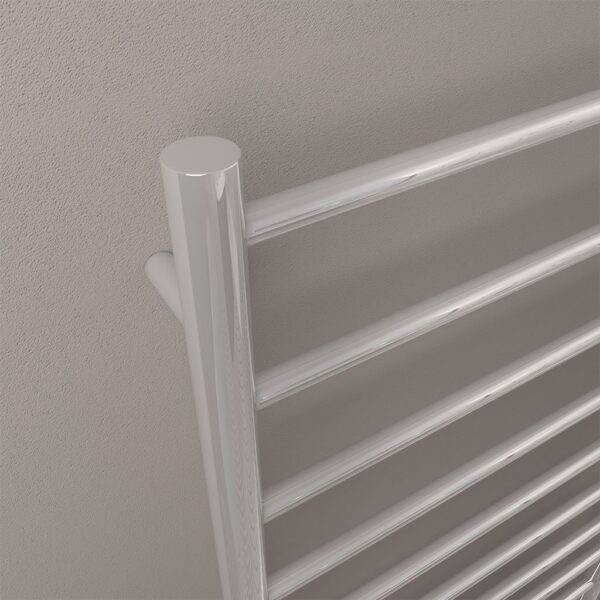 Eastbrook Emsbury Dry Element Straight Electric Towel Rail - Polished Stainless Steel - Image 6