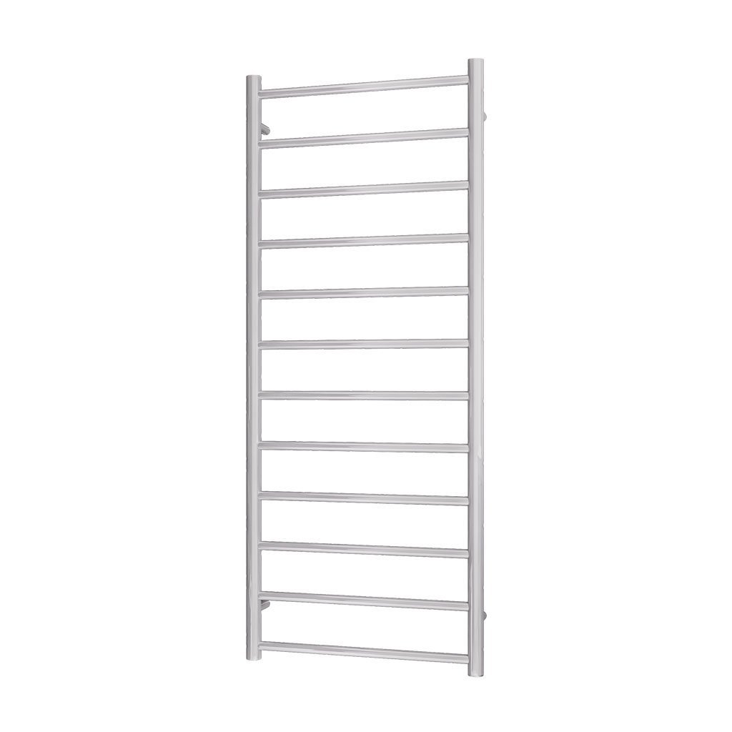 Eastbrook Emsbury Dry Element Straight Electric Towel Rail – Polished Stainless Steel - 1200mm x 500mm