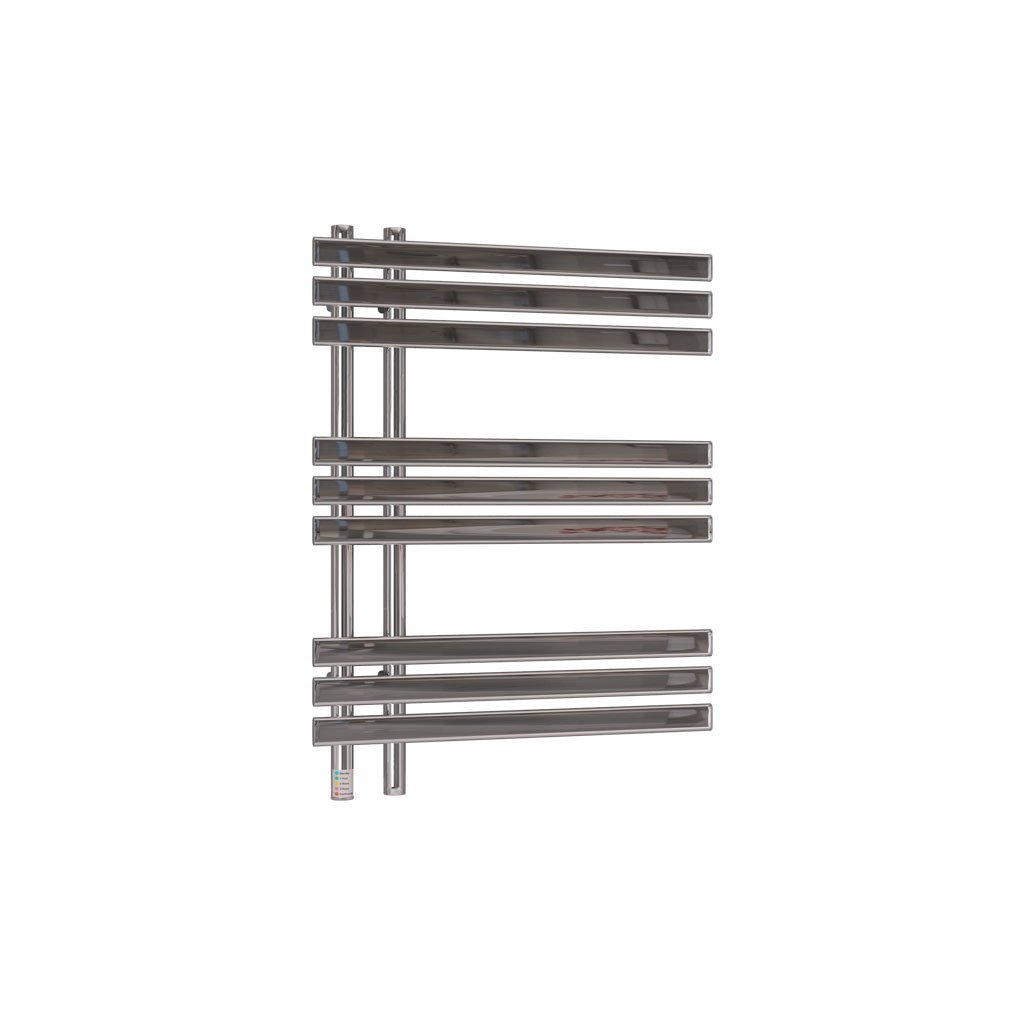 Eastbrook Loddon Dry Element Straight Designer Electric Towel Rail – Chrome - 800mm x 600mm
