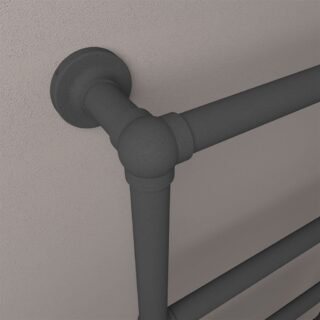 Eastbrook Kennet Dry Element Electric Towel Rail - Matt Anthracite - Image 6