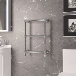 Eastbrook Kennet Dry Element Electric Towel Rail - Chrome - Image 2