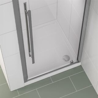 Eastbrook Vantage Plan B Rectangular Shower Tray - White - Image 2