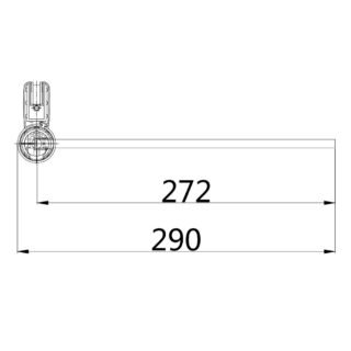 Eastbrook Vantage Easy Clean Flipper Shower Panel - 8mm Glass - 2000mm x 300mm - Image 2