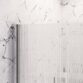 Eastbrook Vantage Fluted Walk-In Wetroom Glass Panel - 8mm Glass - Chrome - Image 3