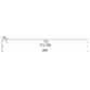 Eastbrook Vantage Fluted Walk-In Wetroom Glass Panel - 8mm Glass - Chrome - Image 4