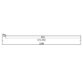 Eastbrook Vantage Fluted Walk-In Wetroom Glass Panel - 8mm Glass - Chrome - Image 6