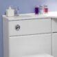 Eastbrook Diamante Cast Worktop - 1100mm Wide - White