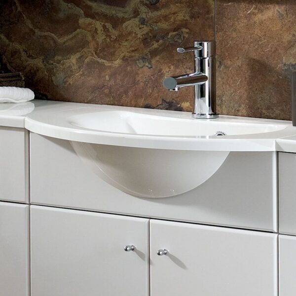 Eastbrook Bonito Vanity Basin - 600mm Wide - 1 TH - White
