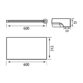 Eastbrook Bonito Slab Worktop - White - Image 2