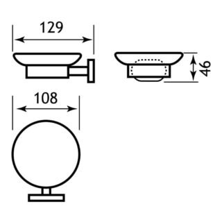 Eastbrook Salerno Soap Dish - Image 2