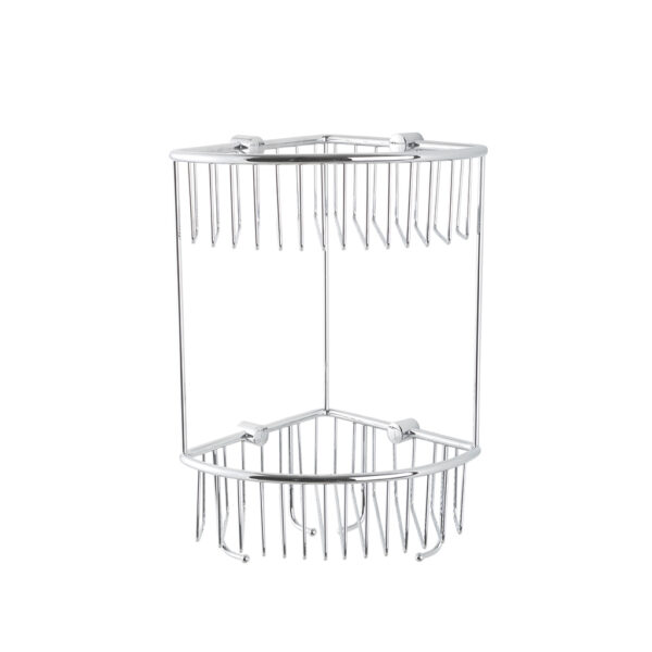 Eastbrook Double Corner Shower Basket - Chrome