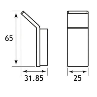 Eastbrook Vercelli Straight Robe Hook - Chrome - Image 2