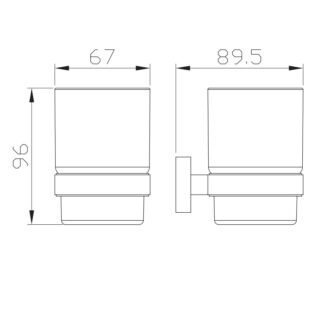 Eastbrook Asti Single Tumbler Holder - Image 2