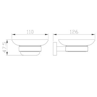 Eastbrook Asti Soap Dish - Image 2