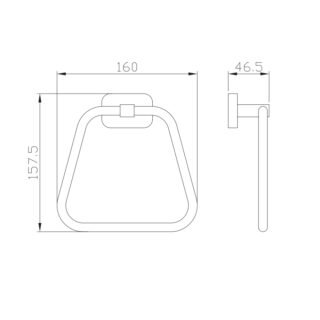 Eastbrook Asti Towel Ring - Image 2