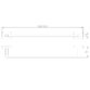 Eastbrook Asti Towel Rail - 600mm Long - Image 2