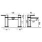 Eastbrook Prado 650 Bath Filler Tap - Chrome - Image 2