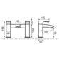 Eastbrook Diorama Bath Filler Tap - Chrome - Image 2