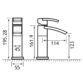 Eastbrook Estorick Mono Basin Mixer Tap With Click Waste - Chrome - Image 2