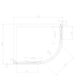 Eastbrook Volente 2 Door Offset Quadrant Shower Enclosure - 6mm Glass - Chrome - Image 9