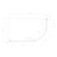 Eastbrook Volente 2 Door Offset Quadrant Shower Enclosure - 6mm Glass - Chrome - Image 14