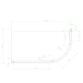 Eastbrook Volente 2 Door Offset Quadrant Shower Enclosure - 6mm Glass - Chrome - Image 16