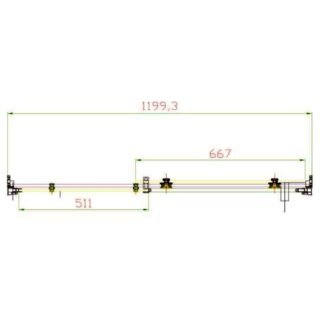 Eastbrook Vanguard Recessed Sliding Shower Door - 10mm Glass - Silver - Image 4