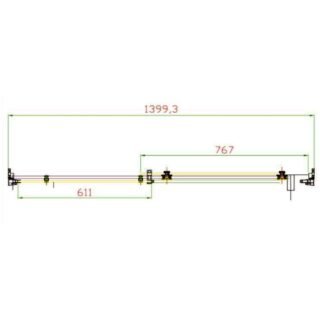 Eastbrook Vanguard Recessed Sliding Shower Door - 10mm Glass - Silver - Image 5