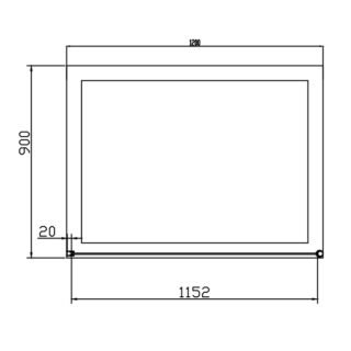 Eastbrook Valliant Round Pole Walk-In Shower Panel With Hand Hold - 8mm Glass - Chrome - Image 5