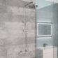 Eastbrook Round Thermostatic Bar Shower Mixer With Shower Kit And Shower Head