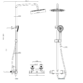 Eastbrook Round Thermostatic Bar Shower Mixer With Shower Kit And Shower Head - Image 2