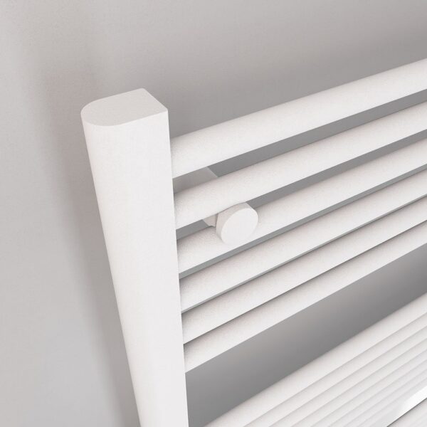 Eastbrook Biava Multirail Straight Heated Towel Rail - Matt White - Image 12