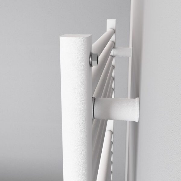 Eastbrook Biava Multirail Straight Heated Towel Rail - Matt White - Image 13