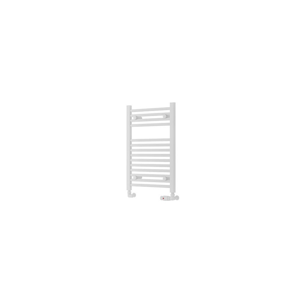 Eastbrook Biava Multirail Straight Heated Towel Rail – Matt White - 688mm x 450mm