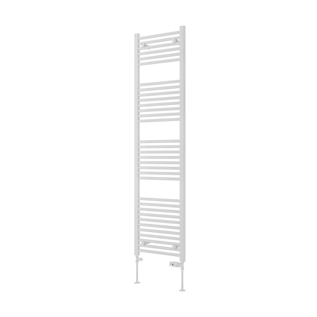 Eastbrook Biava Multirail Straight Heated Towel Rail – Matt White - 1720mm x 450mm