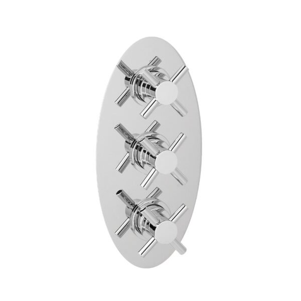 Eastbrook Temp Crosshead Shower Valve Handle - Chrome