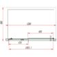Eastbrook Corniche Sliding Shower Door With Side Panel And Towel Rail - 8mm Glass - Image 4