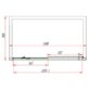 Eastbrook Corniche Sliding Shower Door With Side Panel And Towel Rail - 8mm Glass - Image 5