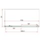 Eastbrook Corniche Sliding Shower Door With Side Panel And Towel Rail - 8mm Glass - Image 7