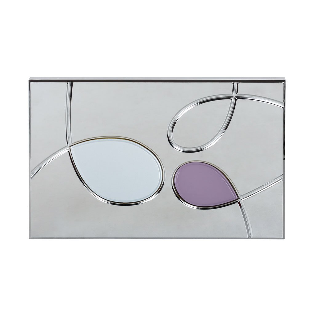 Eastbrook W Series Push Button Flush Plate - Chrome/Coloured