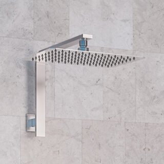 Eastbrook 8 Inch x 12 Inch Rectangular Shower Head - 200mm x 300mm - Chrome - Image 3