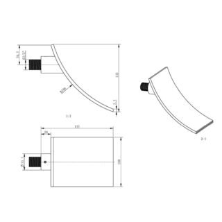 Eastbrook Waterfall Bath Spout - Chrome - Image 2