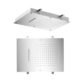 Eastbrook Ceiling Mounted Single Flow Waterfall Shower Head - Chrome