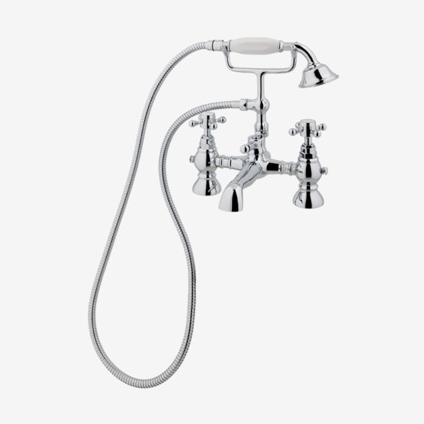 Eastbrook Portobello Bath Shower Mixer Tap With Kit - Chrome