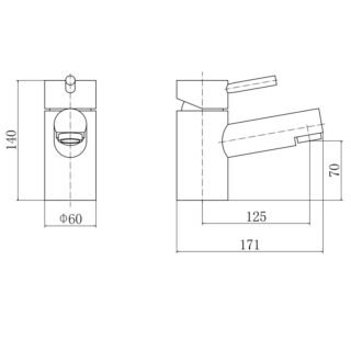 Eastbrook Prado 500 Deck Mounted Bath Filler Tap - Chrome - Image 2