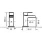 Eastbrook Abberton Mini Mono Basin Mixer Tap With Waste - Image 3